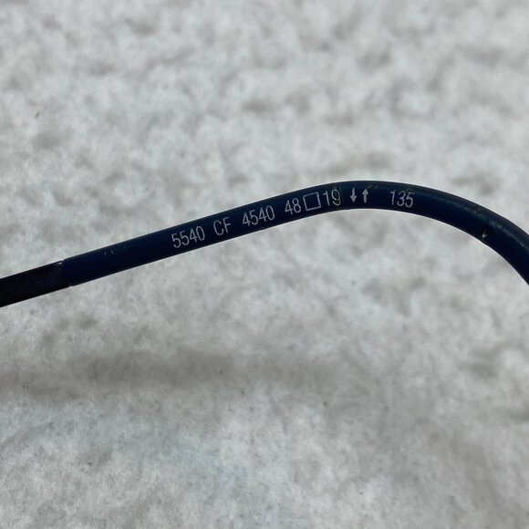 Silhouette Eyeglasses 5540/CF-45 Titan Dynamics Contour 48/19/135 Navy Blue - Picture 6 of 12